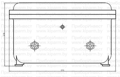 Источники высокого напряжения ИВН/ИВН-ТР-1ExdIIBT6 взрывонепроницаемая оболочка CCFE-3B/ Габаритные размеры